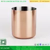 Stainless Steel Copper Plating Scented Candle Holder Candle Jar,Rose Gold Copper Candle Mug Soy Container