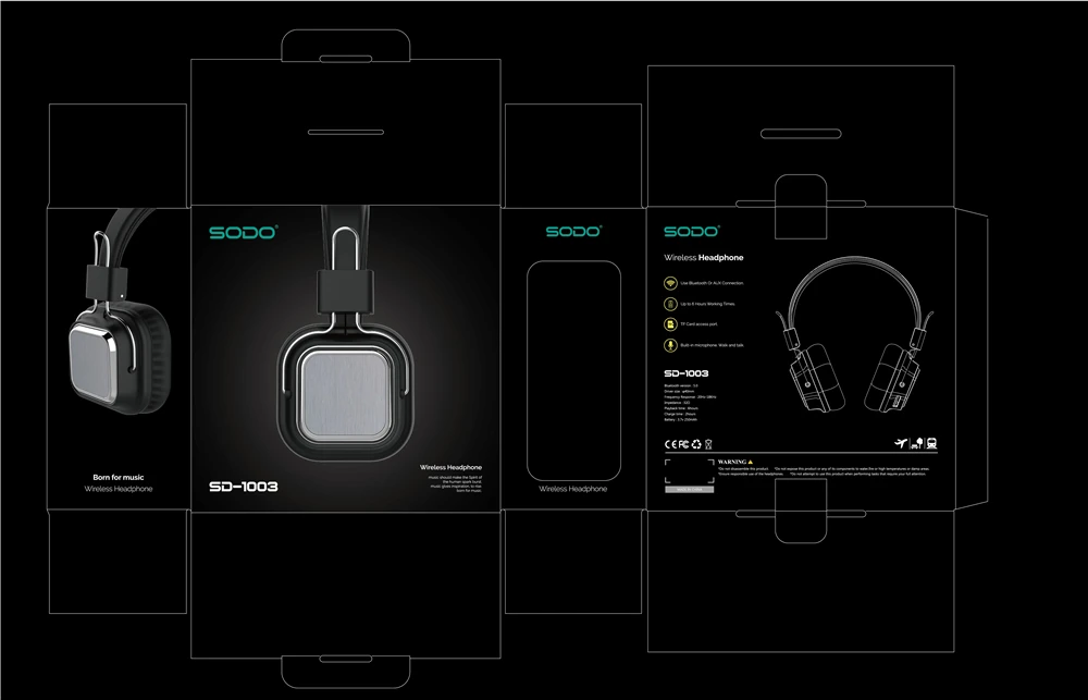 SODO 2019 The Newest Headset BT V5.0 SD-1003 - ANKUX.COM