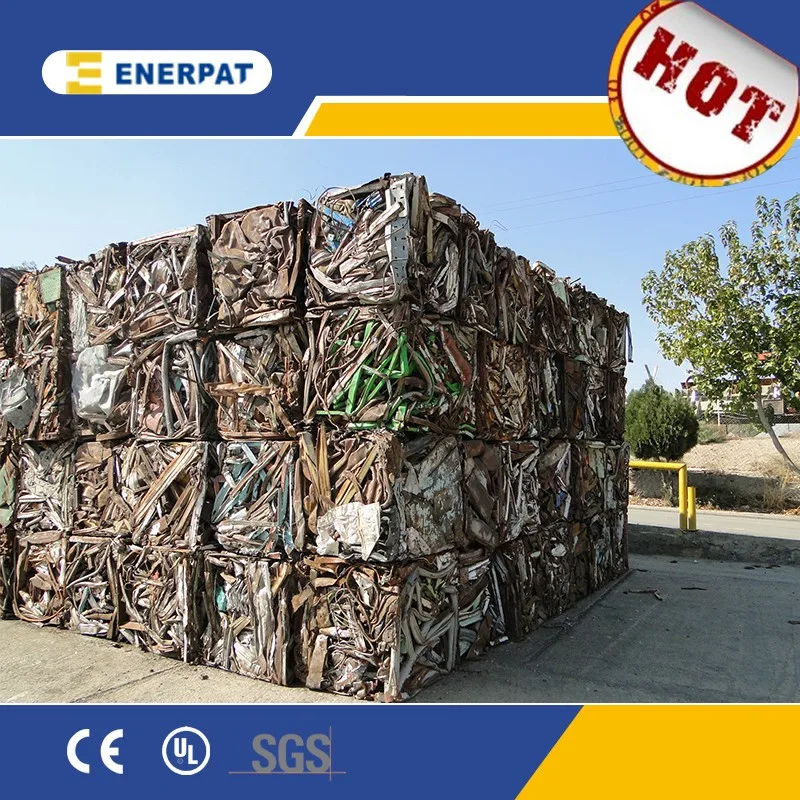 Scrap Metal Aluminum Tin Cans Baler from UK factory