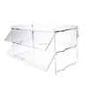 2 Tier Acrylic Display Pastry Cabinet Counter Acrylic Display Case Bakery Display
