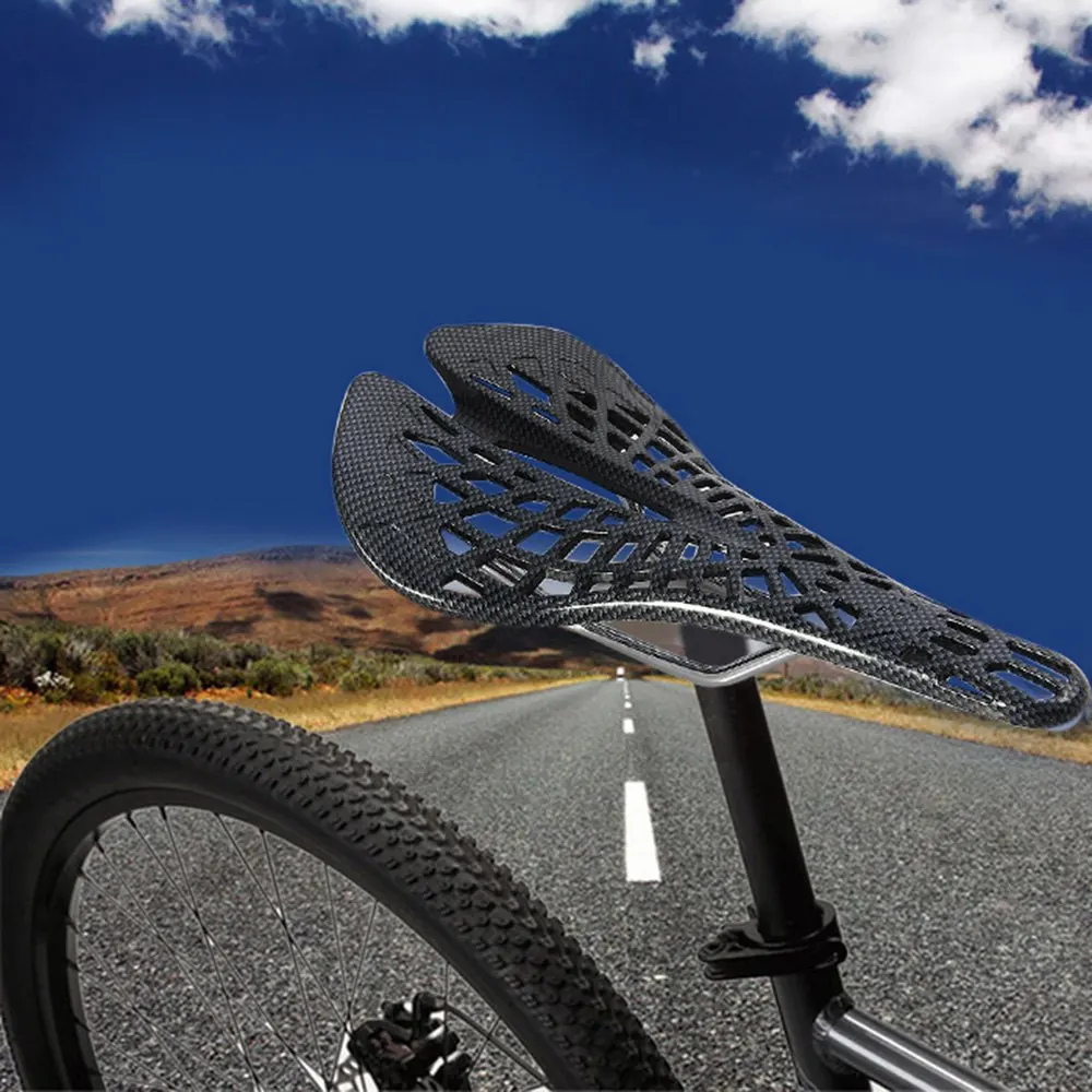 YAFEE - 1011 2 Mountain Road BIKE MTB BMX Plastic Bicycle Saddle Racing Hollow Seat cycling Parts Bike Seat Cushion