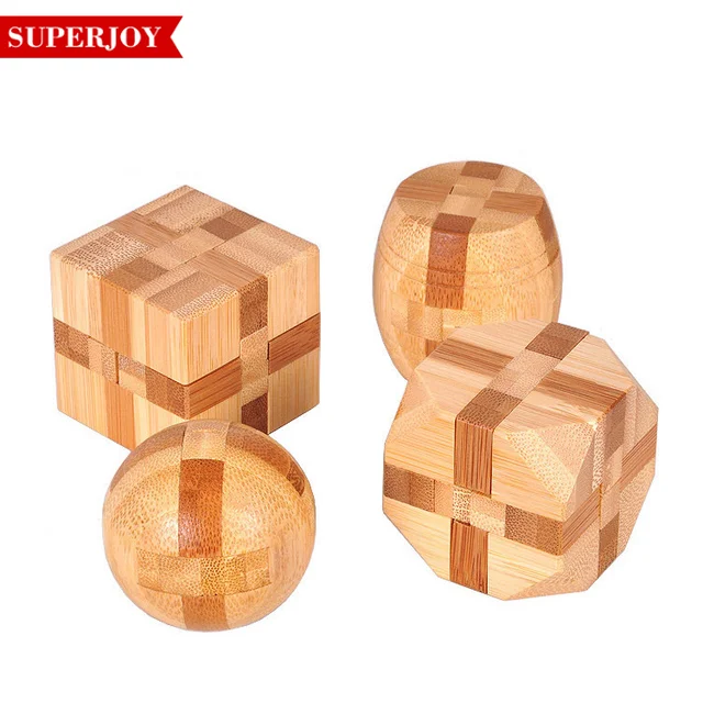 wooden brain toys 3d wooden puzzle cube, wooden magic puzzle
