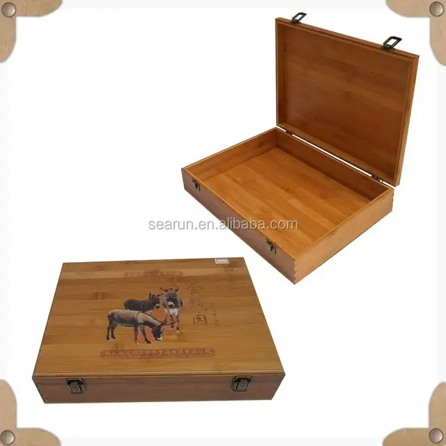 bamboo gift packaging box-source quality bamboo gift packaging