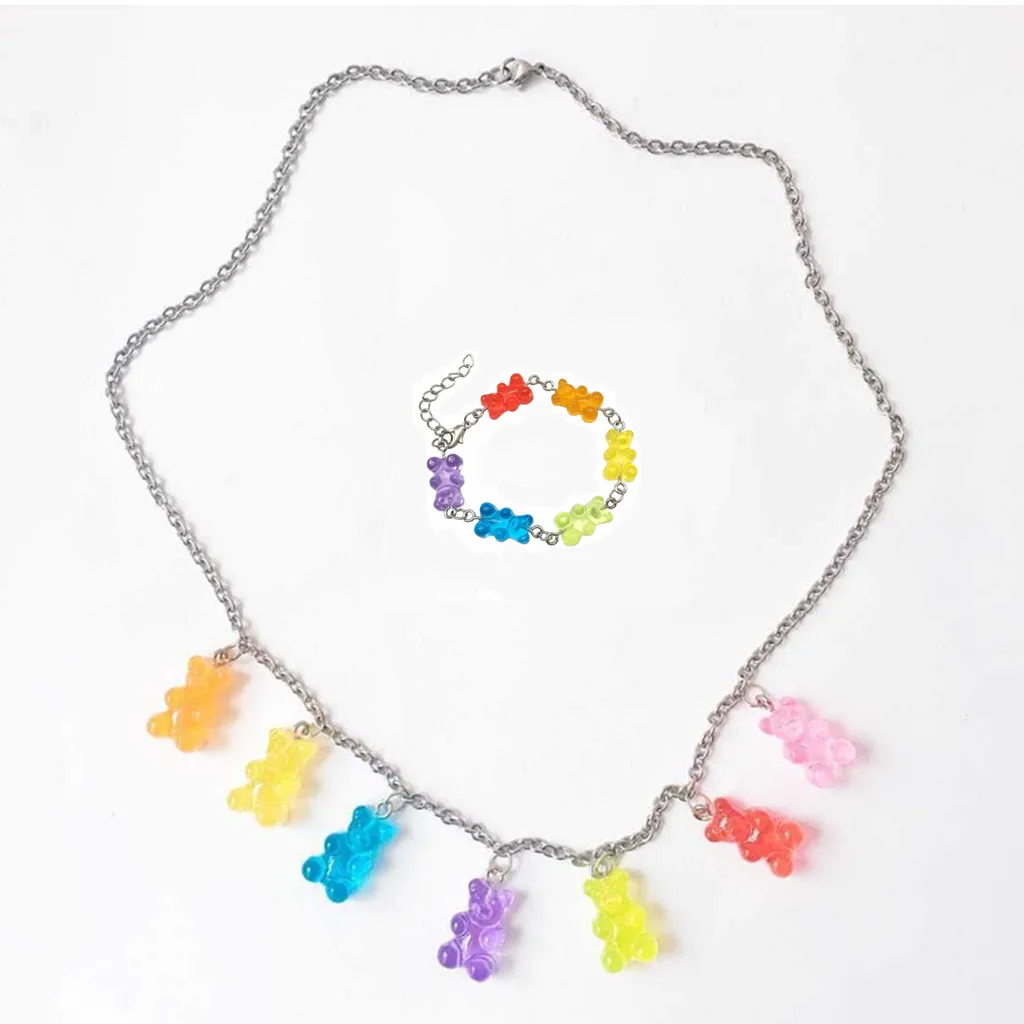 Handmade 7 Colors Cute Judy Cartoon Bear Stainless Steel Necklace, Candy Color Pendant For Women Girl Daily Jewelry Party Gift, Picture
Handmade 7 Colors Cute Judy Cartoon Bear Stainless Steel Necklace, Candy Color Pendant For Women Girl Daily Jewelry Party Gift, Picture