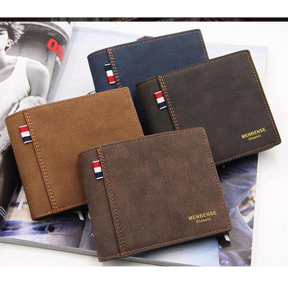 Stylish PU Leather Wallet Men Simple Casual Style Short Wallet Purse Small Clutch Male Wallet
Stylish PU Leather Wallet Men Simple Casual Style Short Wallet Purse Small Clutch Male Wallet