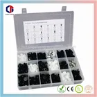 Shield and Push Type Retainer Clips Fasteners Assortment Kit