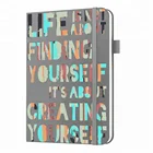 Cheap Custom Printing A5 Indian Handmade 80 GSM Ivory Color Paper Notebook With Calendar Printing