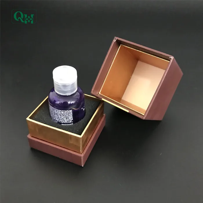 luxury small gift cardboard box package for perfume bottle