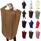 Premium chiffon abaya embroidery beautifully muslim long Sleeve islamic women dress