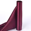 Custom Solid Color 100%Polyester shiny Silky Satin Fabric For Bedding Linen