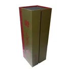Rigid boxes luxury storage display wine gift box for 1 bottle