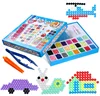 DIY plastic mini educational toy 3d puzzle magic water beads magic water beads peler beads with spray