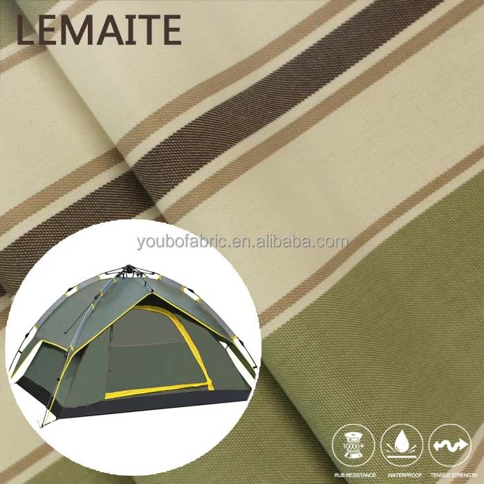 Tent Fabric Waterproof Uv Pvc Coat 100 Polyester Blackout Fr Canvas