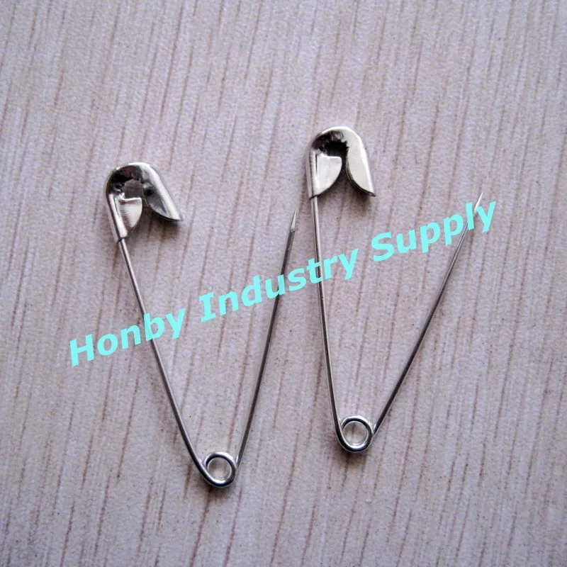 Plated 38mm Steel Giant Safety Pin for Earring Making