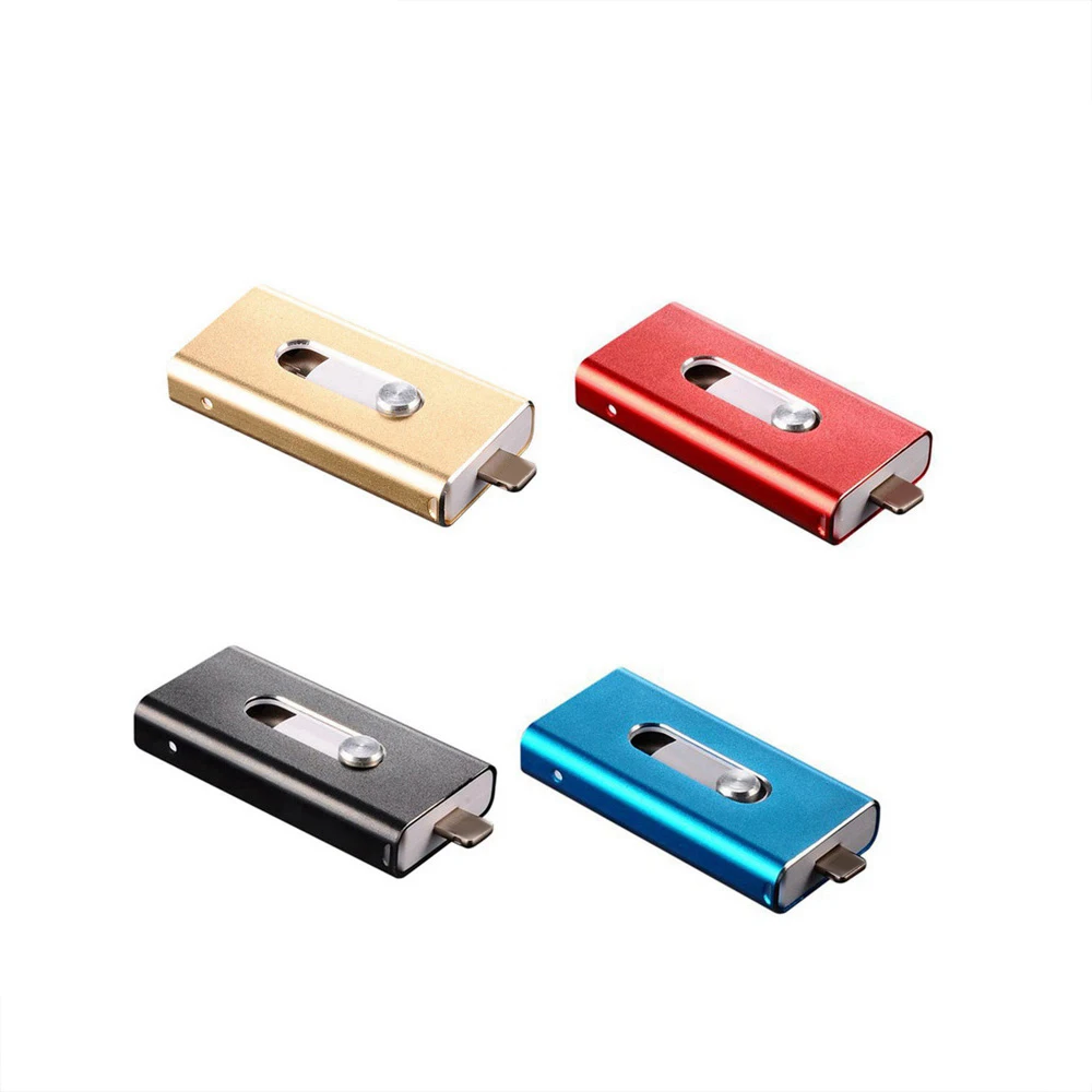 Creative Design 16gb 3 In 1 Otg Usb Flash Drive Metal Slide Key Usb Memory Stick Pen Drive For Expand Iphone Capacity, Black;blue;golden;green;pink;red;silver
Creative Design 16gb 3 In 1 Otg Usb Flash Drive Metal Slide Key Usb Memory Stick Pen Drive For Expand Iphone Capacity, Black;blue;golden;green;pink;red;silver