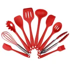 Eco-friendly Kitchen Cooking Eco-friendly Silicone Kitchen Utensils 10 Piece Set Fda Approved Silicone Cooking Set