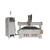Competitive Price 1325 4 Axis 9kw Atc Spindle Cnc Router With Auto Straight/ Round Line Tool Changer