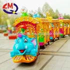 Animal World Theme Amusement Park Rides Electric Children Trackless Train for Sale