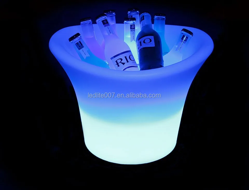 商業ledプラスチック長方形のアイスバケット仕入れ・メーカー・工場