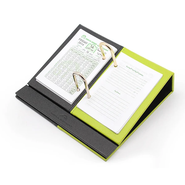 desk calendar promotion gift set with notebook