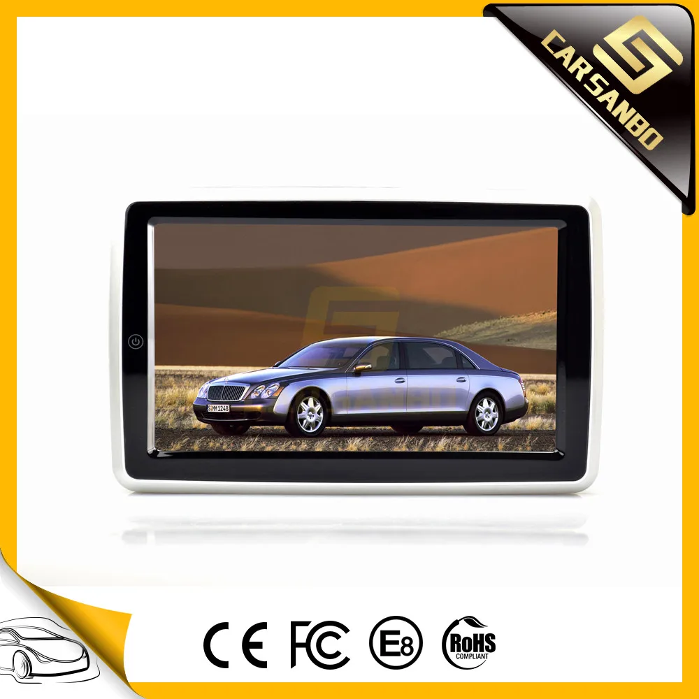 Low price 10.1inch capacitive touch headrest DVD with mp4