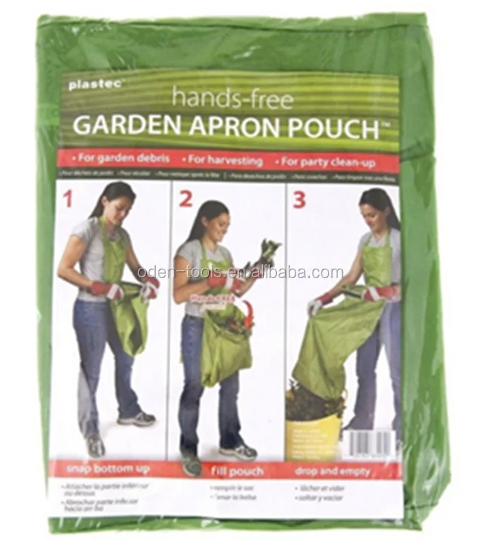 Oxford Fabric Cloth Thickening Waterproof hands free Multifunction Garden  Aprons & multi-pocket garden apron