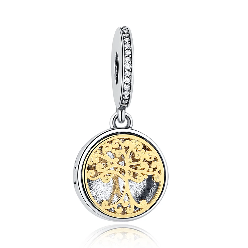 Genuine 925 Sterling Silver Charm Gold Color Family Tree Dangle Charm For Women Bracelet Fashion Making Jewelry Accessories
Genuine 925 Sterling Silver Charm Gold Color Family Tree Dangle Charm For Women Bracelet Fashion Making Jewelry Accessories