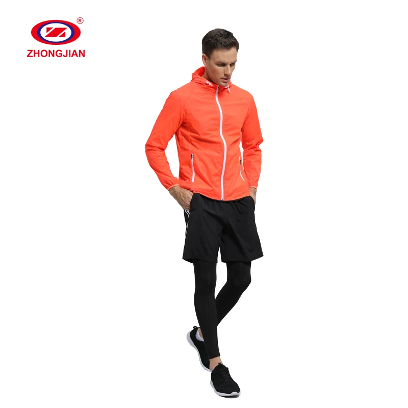 men long sleeve autumn sport coats windproof zipper hoody jacket running, Black,orange
men long sleeve autumn sport coats windproof zipper hoody jacket running, Black,orange