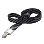 Black Blank High Quality Promotion Dye blank Sublimation Printed Id Card Holder Lanyard Custom
