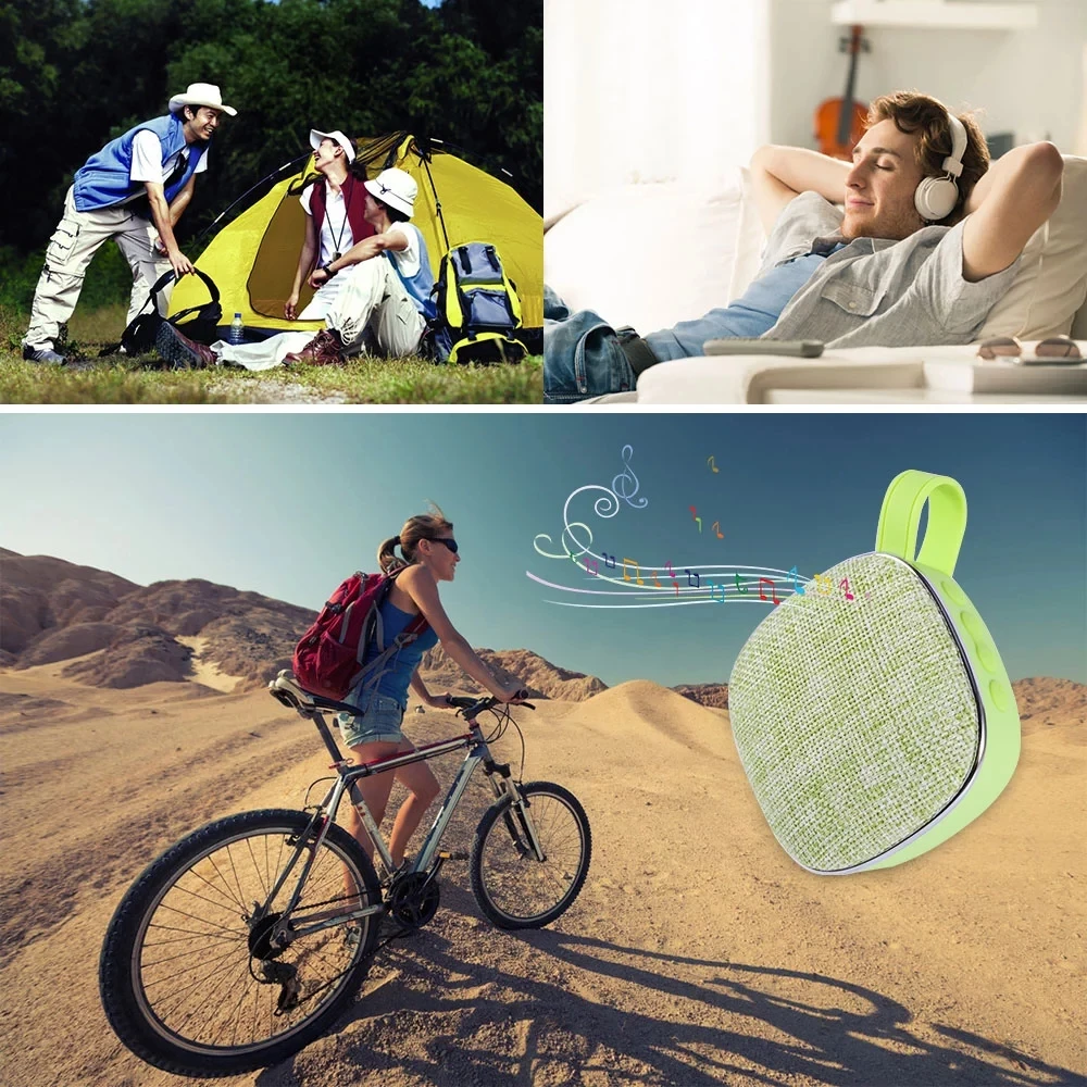 Factory Best Sale Perfect Sounds Mini Portable Wireless Fabric Speaker Bluetooth 2018 - ANKUX.COM
