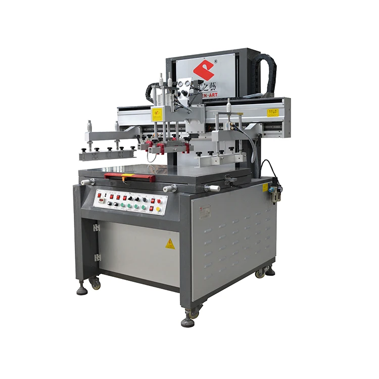 High precision horizontal-lift vertical automatic screen printer glass printing machine