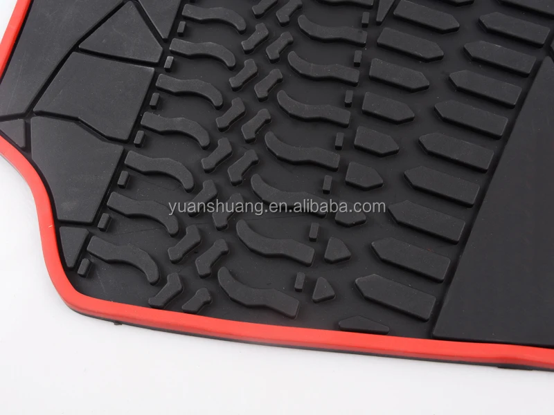 4 Pcs Rubber Front Car Foot Pad Floor Mats For Suzuki Jimny Suv Car