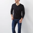 Custom Design Men's Gym Clothing With Logo Printing Blank Men Black Boys T Shirt