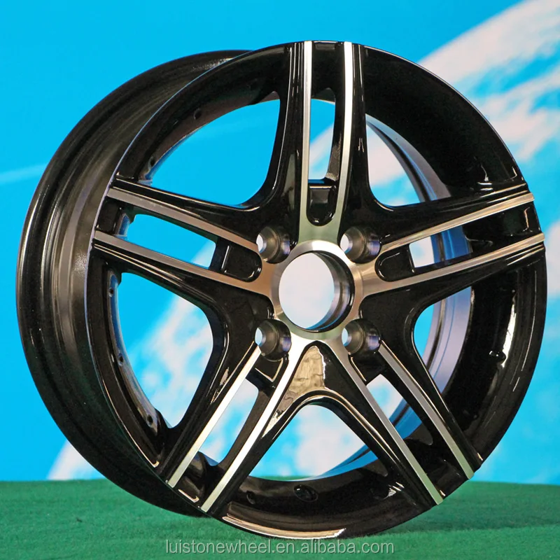 13 inch 14 inch white full painting alloy wheels rims for car 4hole L076