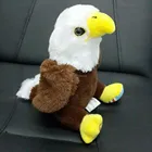 ODM OEM Lifelike stuffed plush eagle animal toys / custom design logo printing soft animal toys