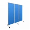 office school freestanding partition folding screen room divider with wheels