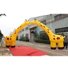 High quality 10 meter double giraffe inflatable arch