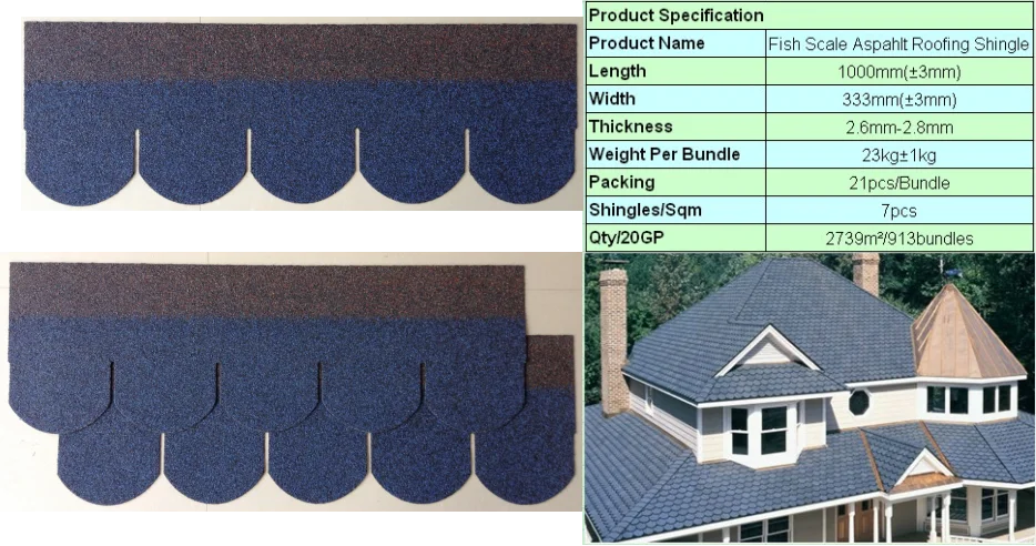 Thailand Projects Professional Roofing Materials Fiberglass Laminated 3 TAB roofing shingles tiles China