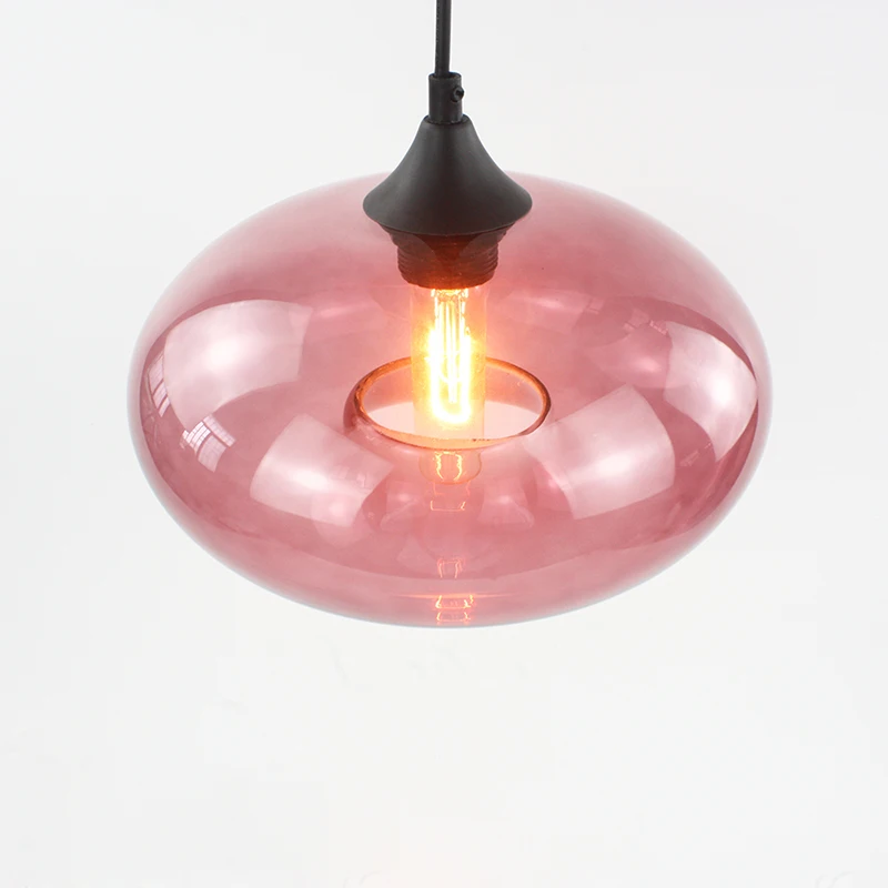 hanging glass pendant lights