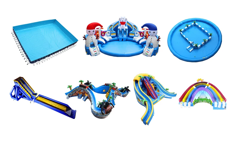 Summer Cheap Large Commercial Adult Entertainment Giant Inflatable Playground Amusement Aqua Fun Water Park Kids With Pool