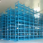 Warehouse storage selective heavy duty pallet rack system