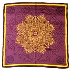 90*90cm 12mm Real Silk Satin Machine Sewn Digital Printed Scarf for Office Ladies Spring Wearing