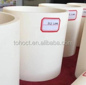 Big size diameter Alumina ceramic crucibles