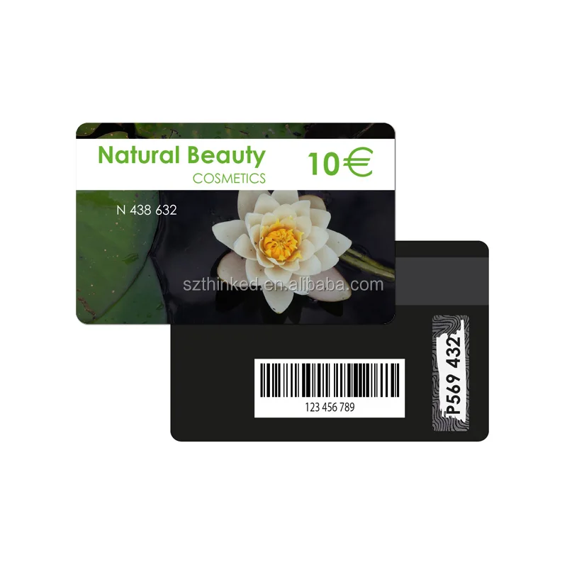 china barcode gift card