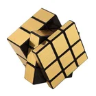 Novelty cube magic decompressed puzzle game toys 3x3x3 mirror cube