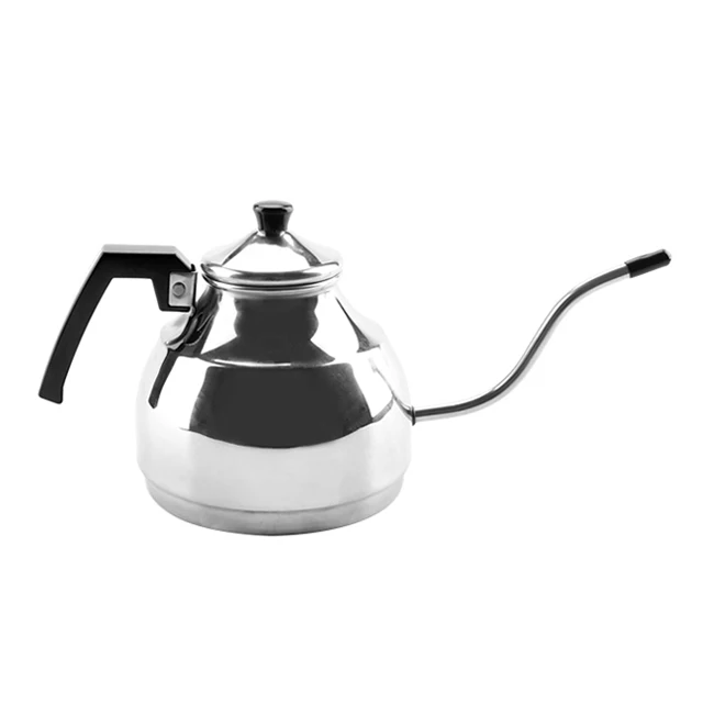 600ml 304 stainless steel IH Pour over goose neck coffee drip pot tea coffee kettle with bakelite handle teapot gooseneck CP002