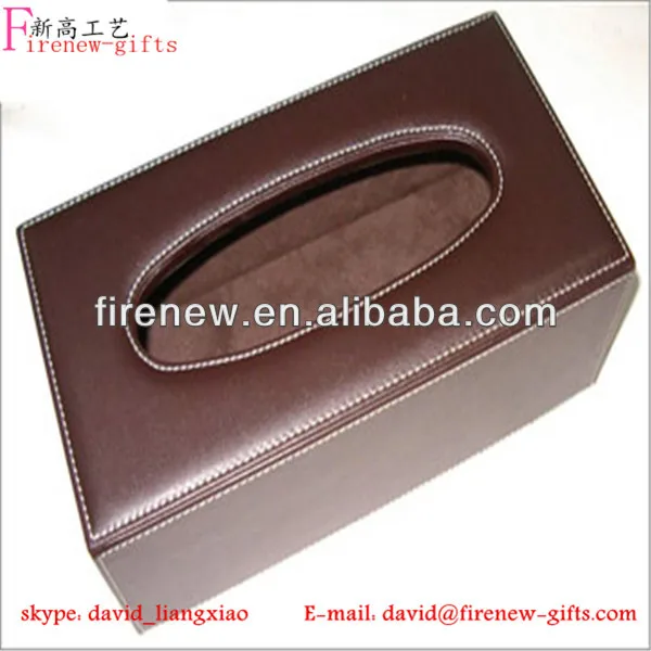[new] luxury leather tissue box for better life