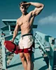 New Fitness Shorts Men's Trend Casual Summer Color Matching Beach Pants Men's Five Pants