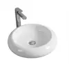 Ceramic counter top mounted round sink wash basins bangladesh design