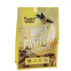 Flat bottom resealable aluminum foil ziplock plastic packaging bag for whey protein powder with zipper